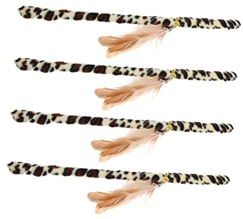 BUGUUYO 4 Stück Katzen-Teaser Katzenspielzeug Mit Katzenminze Katzenspielzeug-Set Katzentür Katze Zauberstab Katze Wasser Matte Katzenzubehör Ballspielzeug Für Katzen Stoff