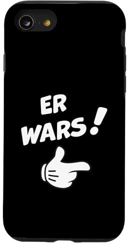 Er wars Spruch Comic Hand Hülle für iPhone SE (2020) / 7 / 8