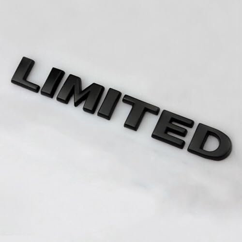 1 adesivo nero con logo limitato per jeep decorazione di auto