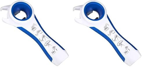 First Aid Only 5-in-1 Multi-Öffner | Hilfsmittel für Senioren - Glasöffner, Deckelöffner, Dosenöffner, Flaschenöffner, Kronkorkenöffner | Ergonomisch geformt für Links- und Rechtshänder | P-10009