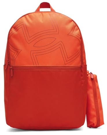 Under Armour Unisex Essentials Print Rucksack, Surplus Orange, One size