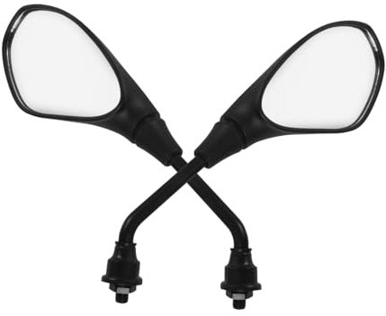 Alipis Stylische Rückspiegel für Lenker Modifizierte Motorradspiegel mit Einzigartigem Design für Chopper und Roller Bieten Optimale Sicht und Funktionalität