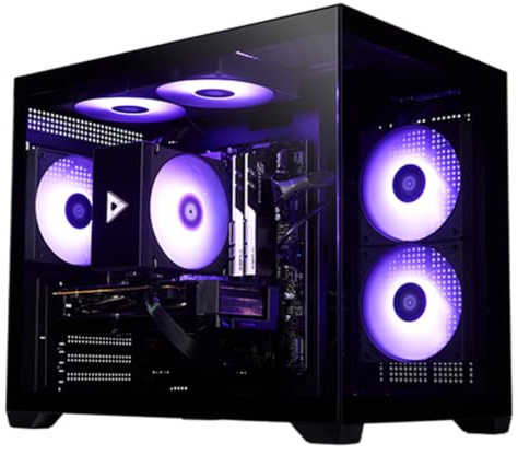 STORMCRAFT Sirius AI Gaming Desktop - Intel i7 14700F up to 5.4GHz | RTX 5060 Ti 16G GDDR7 | 32GB DDR5 RGB 6000MHz| 2TB NVMe Gen4 SSD | Intel B760 Motherboard | 650W Gold PSU | Win 11 Home VR