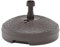 GCHDHAPB Pied de parasol rempli d'eau et sable 20 l en plastique marron rotin