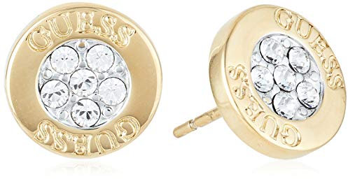 Guess Damen-Ohrstecker Edelstahl 12 Kristall One Size Gold 32003481