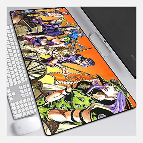 Tapis De Souris 900X400Mm De JoJo's Merveilleuse Aventure, Tapis De Souris De Jeu Rapide Et Précis avec Base Épaisse De 3Mm, pour Ordinateurs Portables, Pc, D