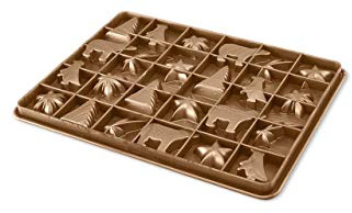 Tchibo TCM 3 D Backform Weihnachten aus Silikon mit 6 weihnachtlichen Motiven