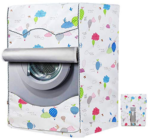 Funda Secadora & Cubierta Impermeable para Lavadora,Funda Secadora Carga Frontal(Ballon,60 * 64 * 85cm)