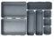 TIMESETL Schubladen Organizer Büro 8er Schubladen Organizer Ordnungssystem Schreibtisch Organizer Schubladen Organizer Schreibtisch Aufbewahrung Schublade Ordnungsboxen Schubladen, 3 Größen