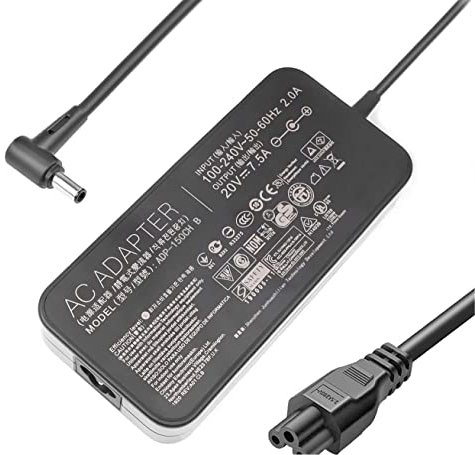 20V 7,5A 150W AC Adapter Ladegerät kompatibel für Asus ADP-150CH B ROG Strix G531 ROG G531 FX95D VX60G FA506 FA706 FX505DT G531GT-BQ012T G531GT-BQ020T TUF FX505DT-BQ-BQ-BQQ05DT-BQQ05DT-BQ05DT-BQ05DT