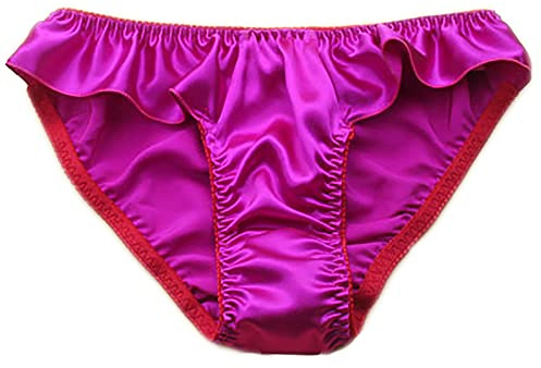 LSHARON Women's Sexy 100% Mulberry Silk Briefs Lingerie Gymnastics Thong Ballet Underwear Panties