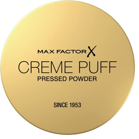 Max Factor Creme Puff Mattiertes Presspulver, für jeden Teint, absorbiert überschüssigen Talg, Nr. 040 Creamy Ivory