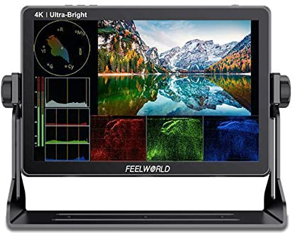 FEELWORLD LUT11 10.1 Pollice Ultra Alta Luminosa 2200nit Touch Screen Fotocamera DSLR Campo Monitor 4K HDMI 1920X1200 IPS Pannello Supporta 3D LUT (SDI e HDMI)