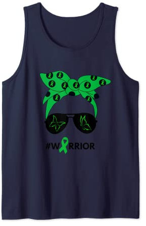 Green Ribbon Fight Leberkrebs-Krieger-Bandana, unzerbrechlich Tank Top