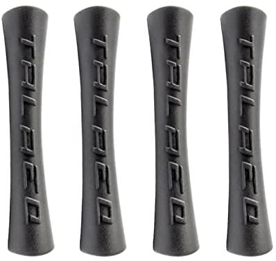 Kisbeibi 4pcs Bike Frame Protection Protector Bicycle Brake Shift Line Cable Protective Sleeve Rubber Pipe Guides Protection Cover for Mountain Road Bike MTB Cycling Accessories(Black)