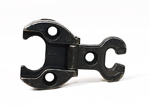 4 cerniere 32 x 48 mm, per mobili antichi, sportelli armadio stile vintage bronzate