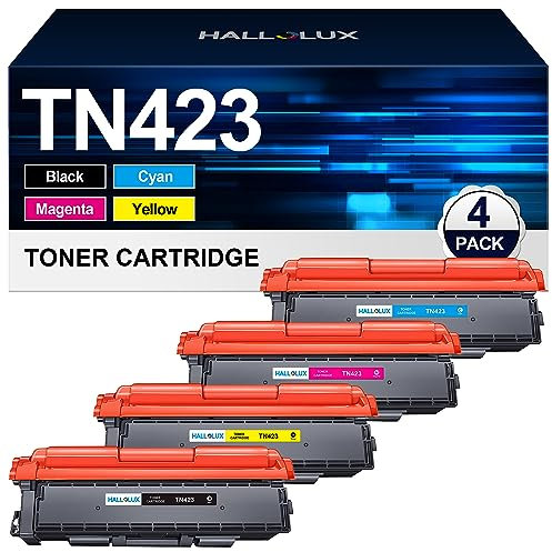 TN423 TN-423 Toner Kompatibel für Brother TN-423 Toner Multipack TN421 TN-421 für Brother MFC-L8690CDW Toner HL-L8260CDW DCP-L8410CDW HL-L8360CDW (1 Schwarz, 1 Cyan, 1 Magenta, 1 Gelb, 4er-Pack)
