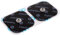 CefarCompex Elektroden Performance Snap 5x5 6260760, Schwarz (Packung mit 2)