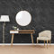 Lot de 12 Panneaux Muraux Décoratif, Revêtement Mural Décoration Murale Panneaux muraux 12 pcs noir 50x50 cm EPS 3 m² étoile