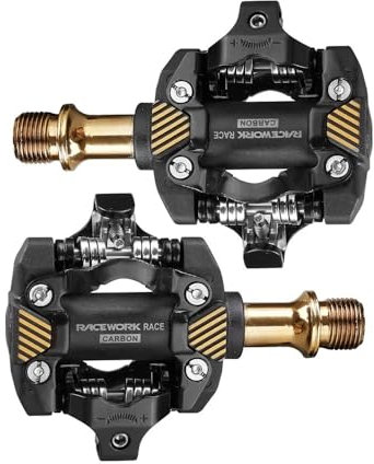 Dekoratives Zubehör Carbon Fahrrad Pedal XT MTB Fahrrad klick Pedale SPDING Pedale Mit Stollen Mountainbike Radfahren Pedal M8100 Lager Pedal (Color : 1)