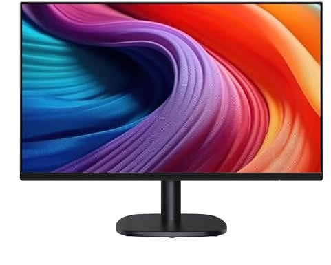 Amazon Basics 24-inch Monitor, FHD 1080P, Max 100 Hz, VESA Compatible, Built-in Speakers, Black