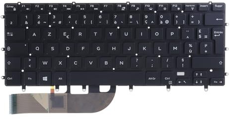 LeFix-Clavier Français AZERTY rétroéclairage pour Dell XPS 15 9550 9560 9570 7590|Precision 5510 5520 5530|Inspiron 15 7558 7568