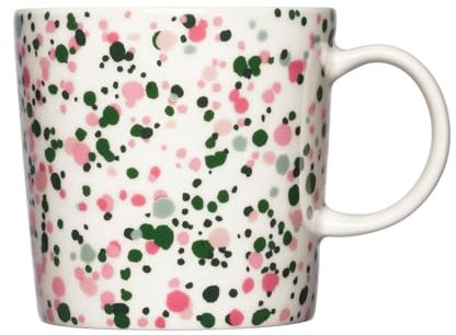 Iittala Oliver Toikka Kollektion Becher Spülmaschinenfest in der Farbe Rosa und Grün, 300ml, 1070613