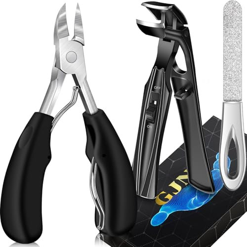 Coupe-ongles Ergonomique à Large Tête Angulaire Avec Attrape-ongles, Cadeaux de Coupe-ongles sans Dégâts Pour lui, Hommes et Femmes