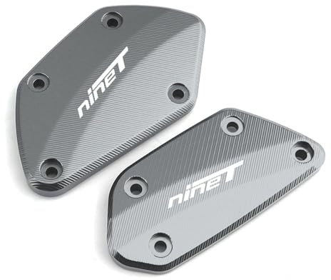 DLSFML Motorradzubehör Vordere Bremsflüssigkeit Kraftstoffbehälter Öldeckelabdeckung Für BMW R NineT 2013-2016 (Farbe : Titan)