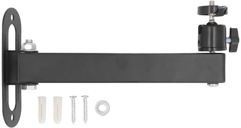 Tonysa Foldable Projector Wall Mount, Universal Projector Hanger, Strong Load Capacity 20cm Projector Mounting Bracket with 1/4 Interface and Adjustable Angle