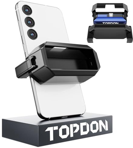 TOPDON Supporto per telefono per fotocamera termica TC001 e TC002, universale, compatibile con tutti i telefoni, nero