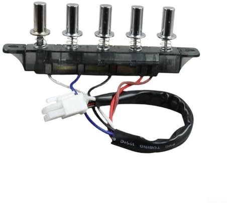 Besttoolifes Interruptor de botón para campana extractora, interruptor de campana de cocina, accesorios comunes que reemplazan la placa de control con varios modelos de campana extractora (5 botones)