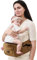 SUNVENO Baby Hüfttrage, CPC-zertifizierte ergonomische Tragetasche für 3,2-20,4 kg mit verstellbarem verlängertem Bund, rutschfeste Hüftsitzfläche für Neugeborene & Kleinkinder, Ganzjahres-Kindertrage