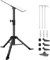 Trépied Starlink Gen 3 - Kit de Montage Portable Avec Adaptateur de Tuyau et Perche Télescopique 60-95 cm - Compatible Avec Parabole Standard V3
