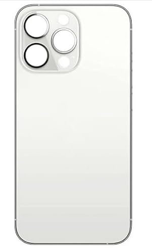 IPhone 13 Pro Max Back Glass Replacement Panel with Camera Cutouts, 5 Colours (Silver)
