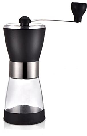 Coffee Grinder,Manual Coffee Grinder, Manual Coffee Grinder, Hand Portable Coffee Grinder Mill with Ceramic Burrs, Suitable for Camping and Home Use Coffee Mill Grinder