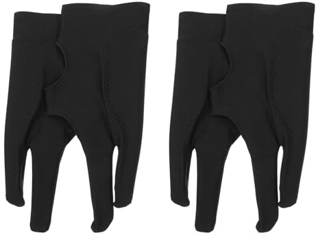 Hoement 4 Stück Drawing Glove Handschuhe Artist Glove Künstler Zeichenhandschuh Black