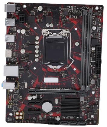Sxhlseller M ATX-Motherboard für LGA 1151-Sockel, EX-B365M-V B365-Chipsatz mit 2 DDR4-Steckplätzen, 4 Serial-ATA-III-Ports, HD-Ausgang, PCI-E 3.0-Gigabit-Ethernet für Arbeit und Gaming