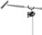 Neewer Mikrofon Ausleger Pole Montageadapter mit 2,5-Zoll-Griffkopf und Ausleger Pole Stützhalter, passend auf C-Ständer und Mikrofon Ständer (schwarz)