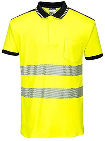 PW3 Polo Manica Corta Hi-Vis