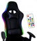 ZStyle Sedia poltrona da gaming per ufficio videogiochi reclinabile imbottita ergonomica scrivania computer playstation RTX GTX (GTX, Led RGB)