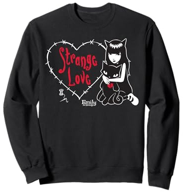 Emily The Strange Strange Love Sweatshirt