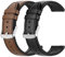 RuenTech - Cinturino in vera pelle per Ticwatch Pro 3 GPS 4G / LTE, cinturino in silicone per Ticwatch Pro 2020 GTX E2 S2, cinturino di ricambio da uomo, confezione da 2, Nero/marrone