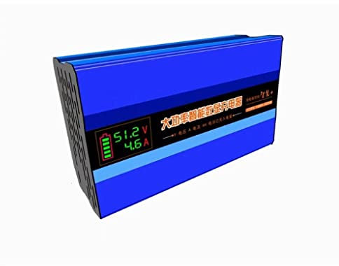 48V 10A 12A charger lead acid battery 60V 72V 10A 12A with Digital Display battery charger 72v 10A lead acid battery charger (Color : 48v lead acid, Socket Standard : 10A)