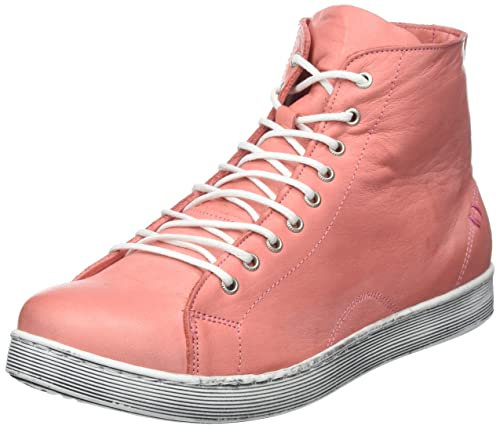 Andrea Conti Damen High Top Sneaker, Altrosa, 40 EU