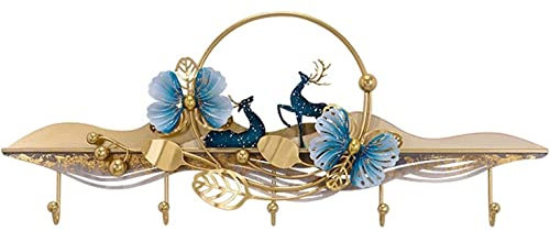 Habrur Porte Manteau Mural Patere Murale Porte-Manteau Mural De Luxe Léger, pour Le Support Mural De Porte-Manteau De Salon Et De Chambre À Coucher Patère Porte-Manteau Mural (Size : 29.5inch)