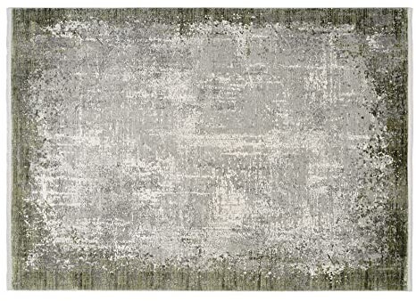 WK Wohnen Fellini Teppich Border 963 grau-grün 160 x 230 cm