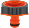 Amig - Adaptador para Unión de Grifo con Manguera - 1 - Conexión Rápida y Fácil para Mangueras de Agua - Resistente a Heladas y Rayos UVA - Plástico ABS y Goma - Naranja y Gris