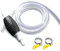 Akozon Ventouse Liquide Multifonction, Pompe à Eau en PVC Pompe à Huile Pompe à Siphon de Transfert de Carburant Liquide pour Essence avec Tuyau de Siphon de 2 M (Ensemble complet)