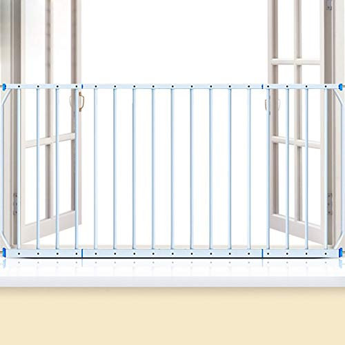 Haustier-Laufgitter, Schutzgitter, freistehender Sicherheitszaun für Fenster, Balkon, Treppenhaus, Baluster